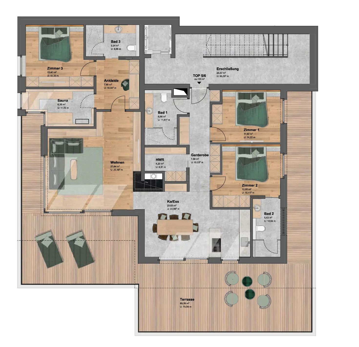 Floor plan — Apartment 5